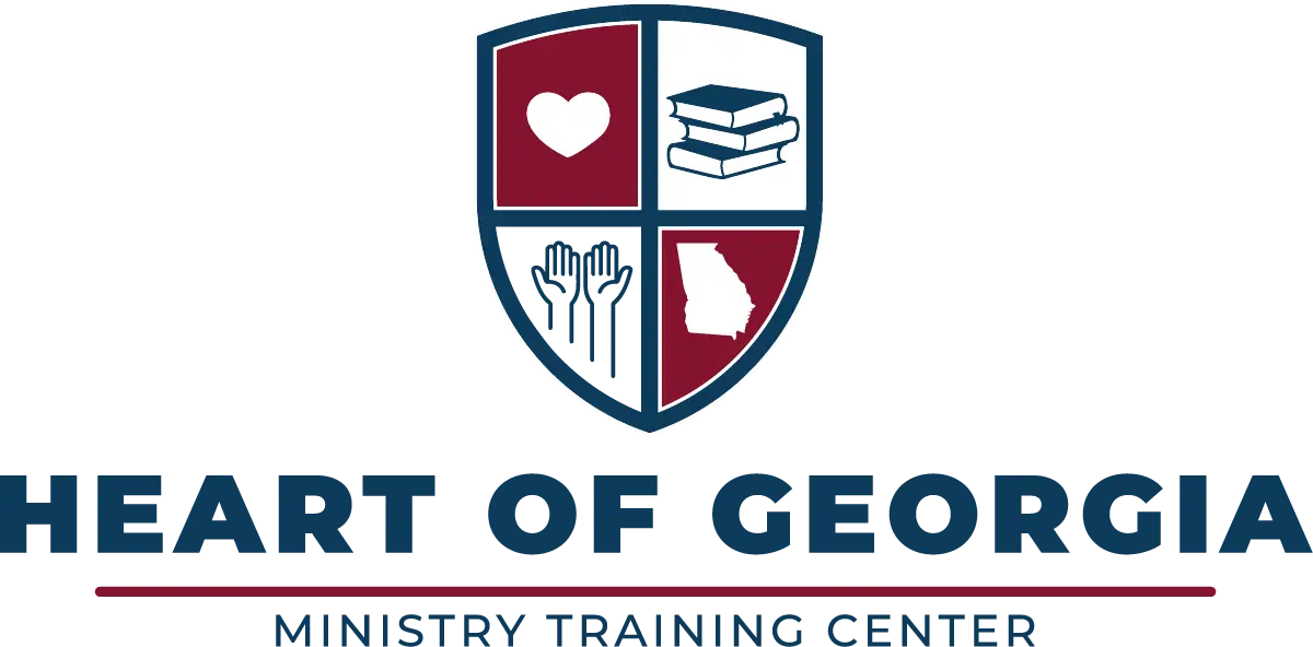 Heart of Georgia Ministry Training Center shield logo with name